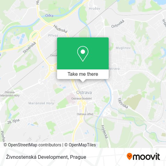 Карта Živnostenská Development