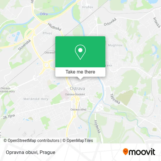 Карта Opravna obuvi