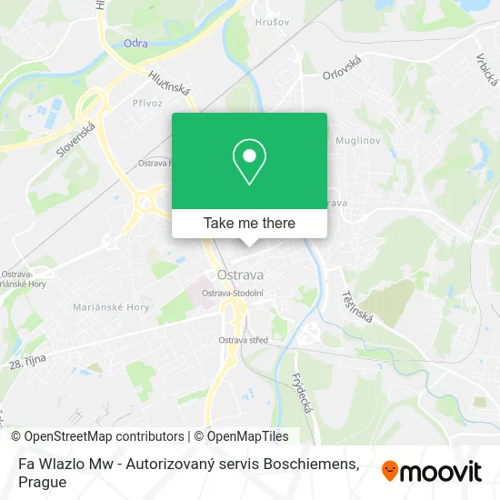 Fa Wlazlo Mw - Autorizovaný servis Boschiemens map