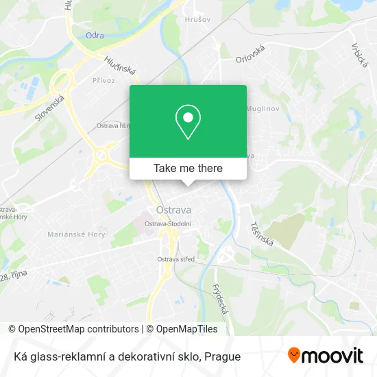 Ká glass-reklamní a dekorativní sklo map