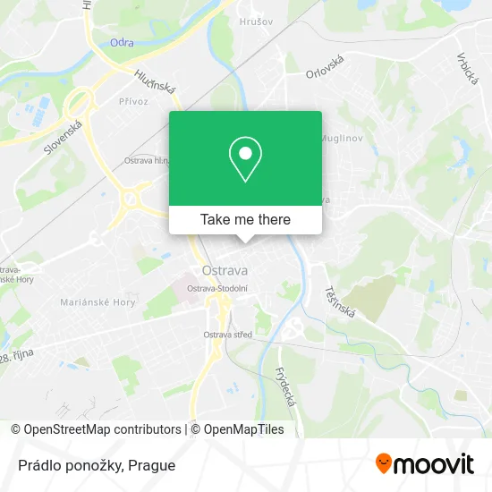 Карта Prádlo ponožky