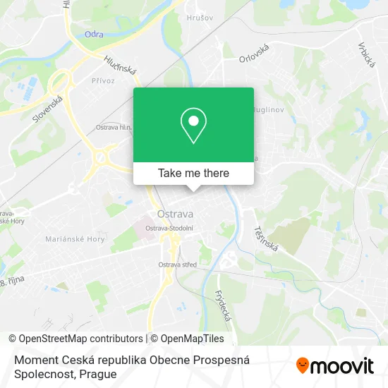 Карта Moment Ceská republika Obecne Prospesná Spolecnost
