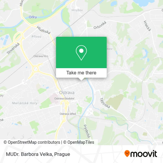 Карта MUDr. Barbora Velka