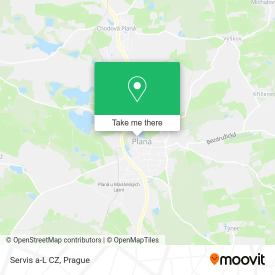 Карта Servis a-L CZ