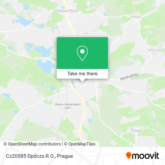 Карта Cz20585 Dpdczs.R.O.