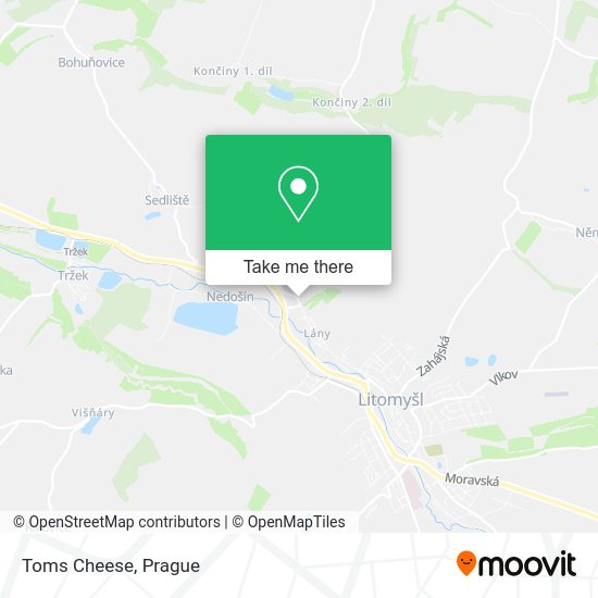 Карта Toms Cheese