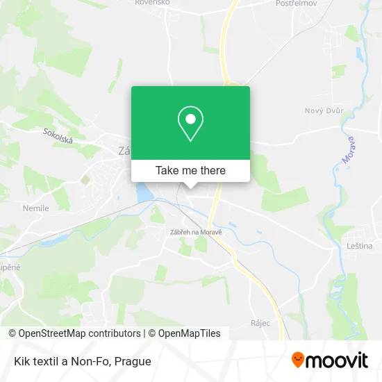 Карта Kik textil a Non-Fo
