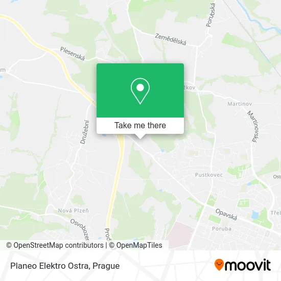 Карта Planeo Elektro Ostra