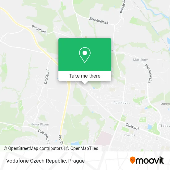 Карта Vodafone Czech Republic