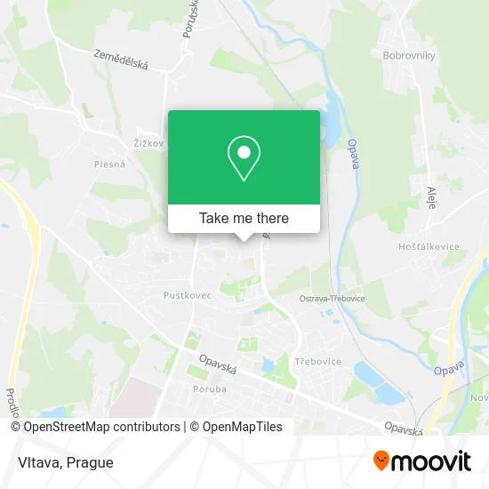 Карта Vltava