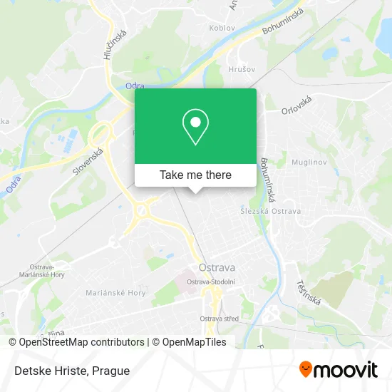 Карта Detske Hriste