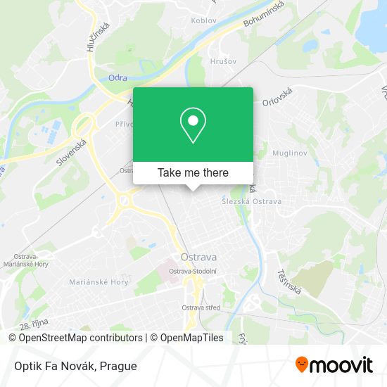 Карта Optik Fa Novák