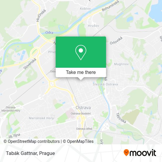 Карта Tabák Gattnar
