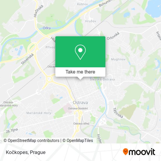 Карта Kočkopes