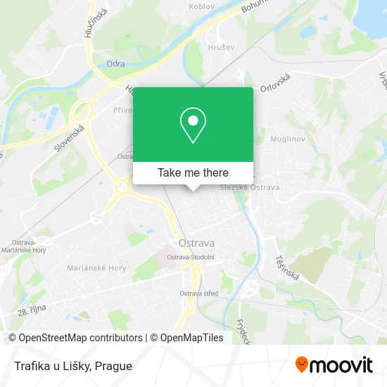 Карта Trafika u Lišky