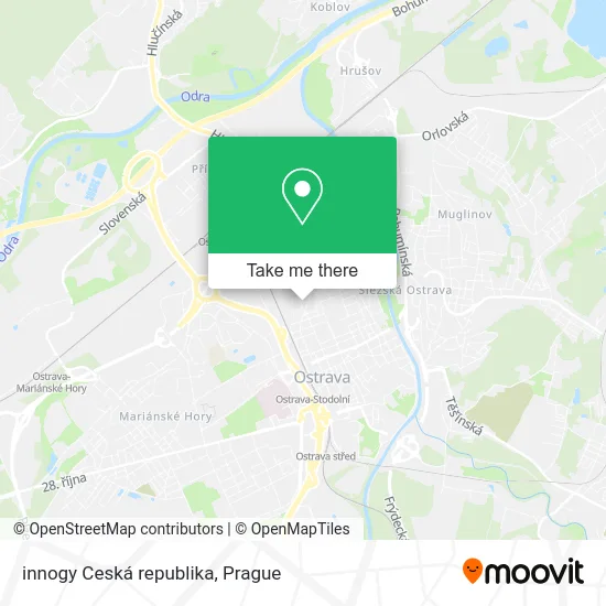 Карта innogy Ceská republika