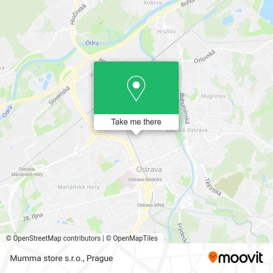 Карта Mumma store s.r.o.