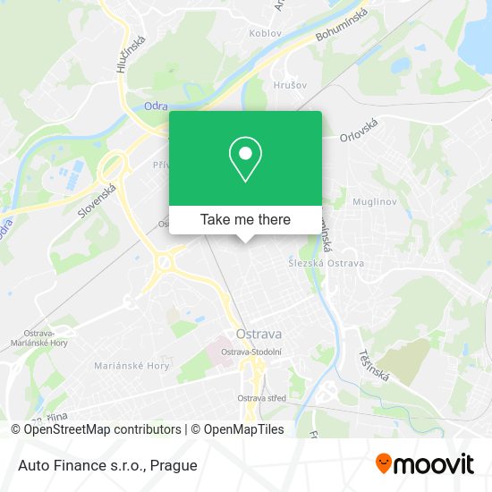 Карта Auto Finance s.r.o.