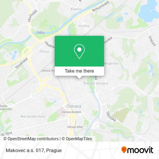 Карта Makovec a.s. 017