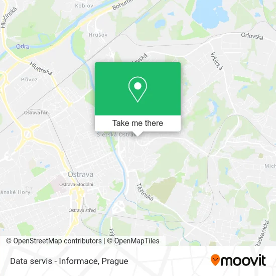 Карта Data servis - Informace