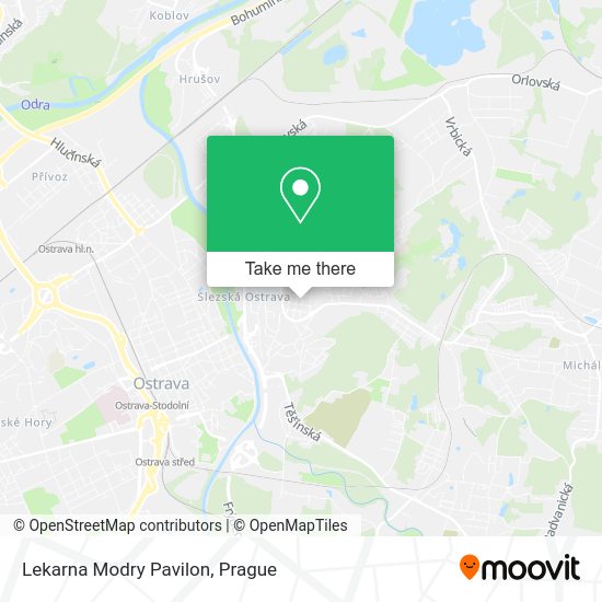 Карта Lekarna Modry Pavilon