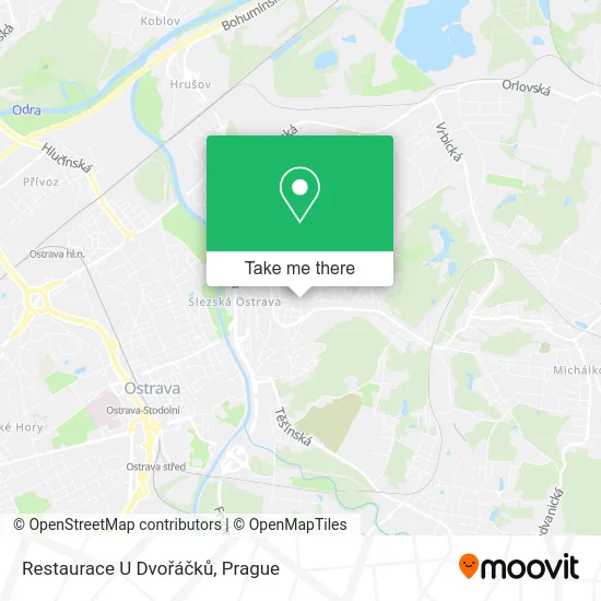 Карта Restaurace U Dvořáčků
