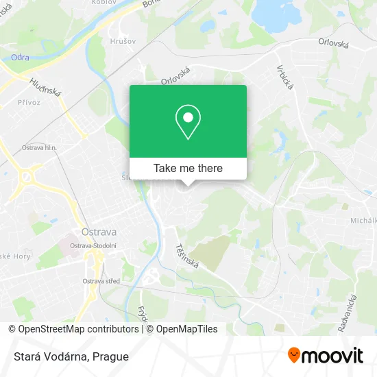 Карта Stará Vodárna