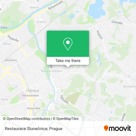 Карта Restaurace Slunečnice