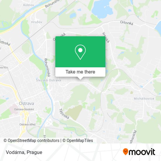 Карта Vodárna