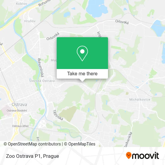 Карта Zoo Ostrava P1