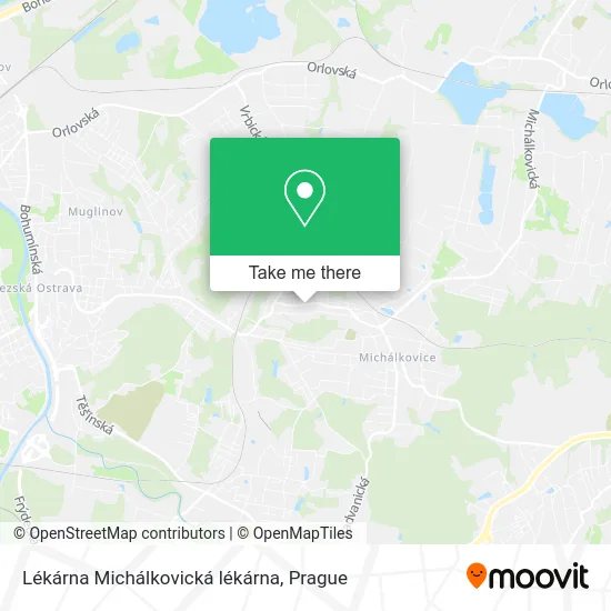 Карта Lékárna Michálkovická lékárna