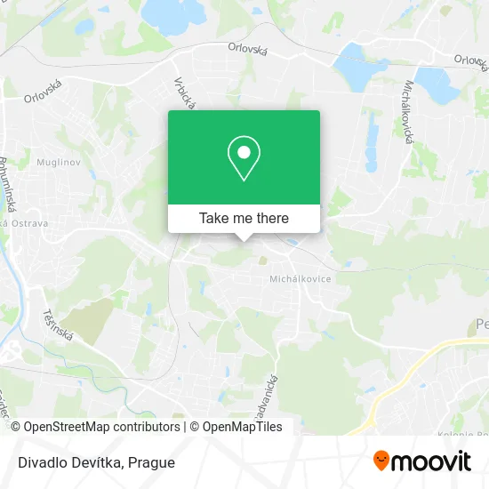 Карта Divadlo Devítka