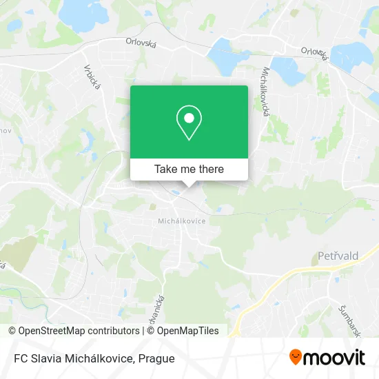 FC Slavia Michálkovice map
