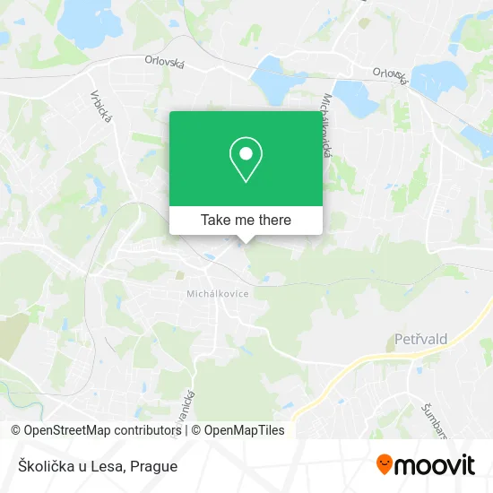 Карта Školička u Lesa