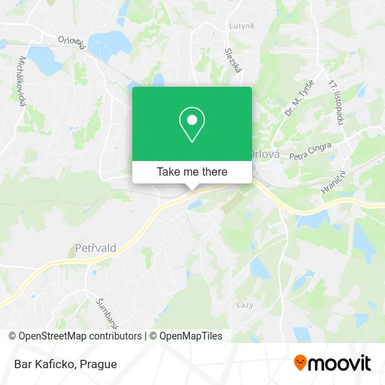 Карта Bar Kaficko