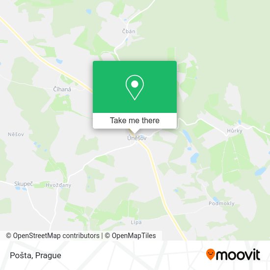 Карта Pošta