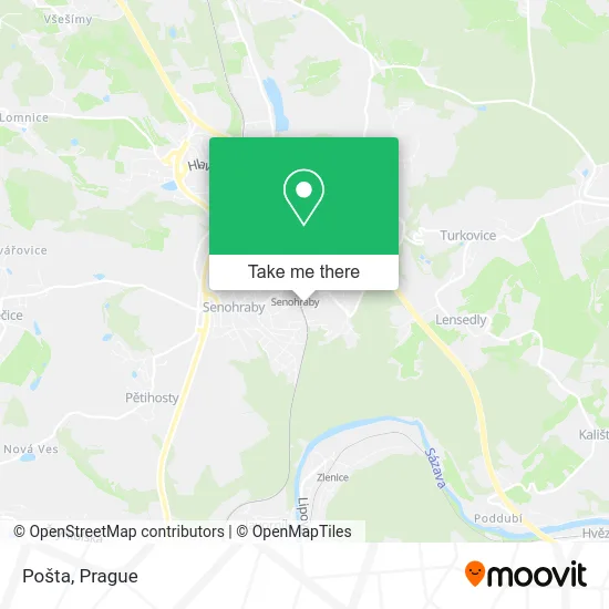 Карта Pošta
