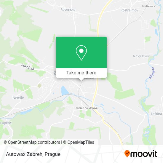 Карта Autowax Zabreh