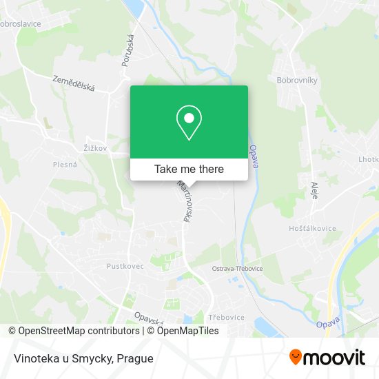 Карта Vinoteka u Smycky
