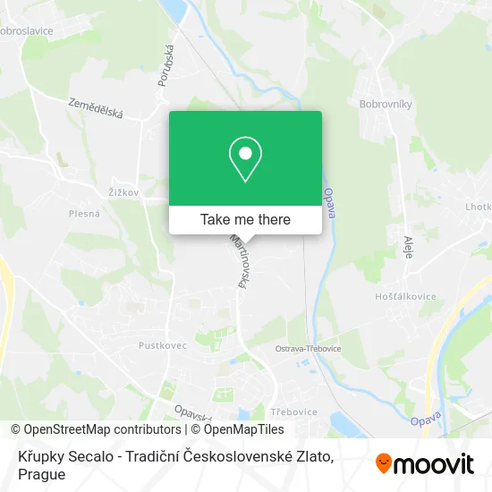 Křupky Secalo - Tradiční Československé Zlato map