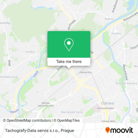 Карта Tachografy-Data servis s.r.o.