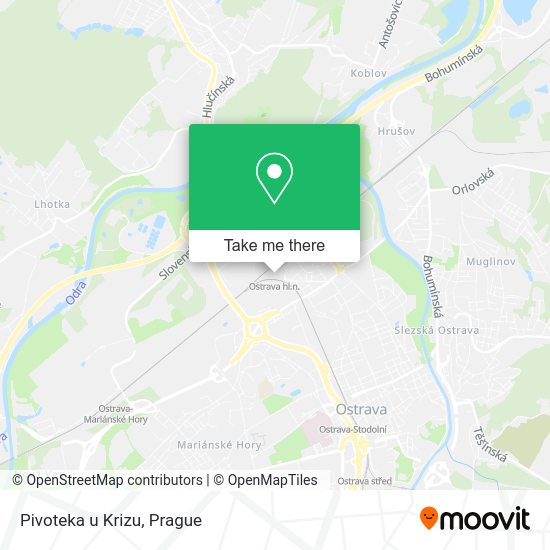 Карта Pivoteka u Krizu