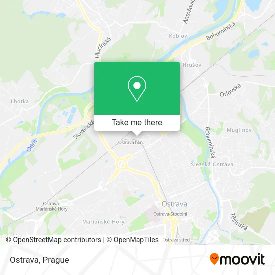 Карта Ostrava