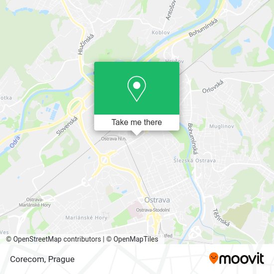 Corecom map