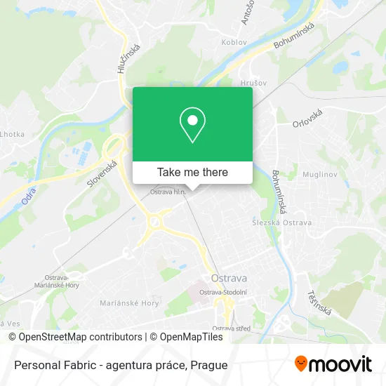 Карта Personal Fabric - agentura práce