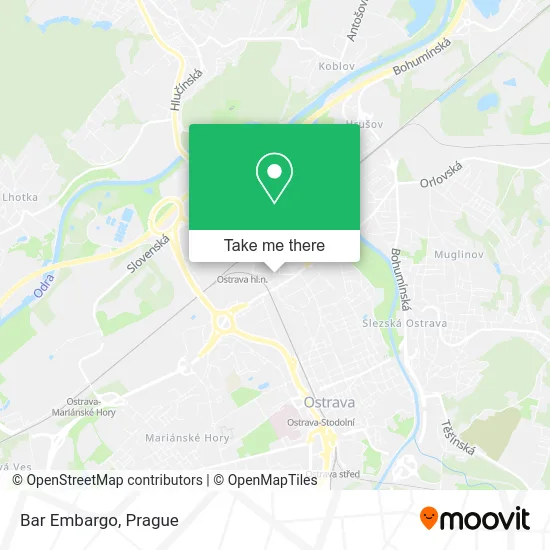 Карта Bar Embargo