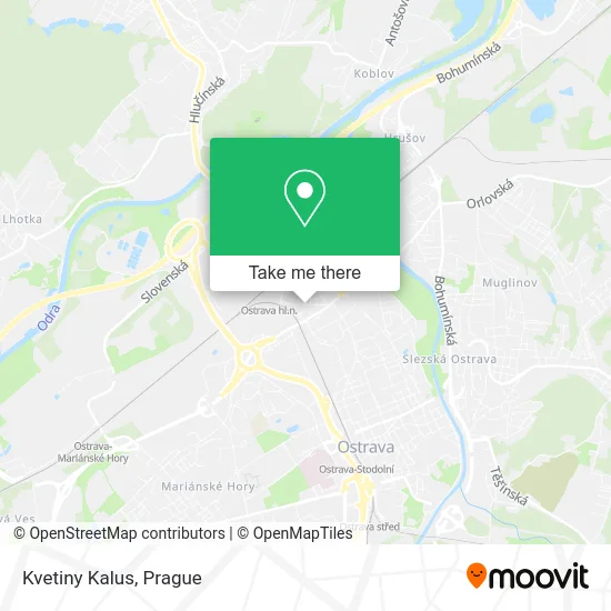 Карта Kvetiny Kalus