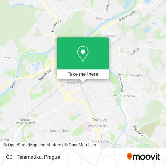 Карта ČD - Telematika