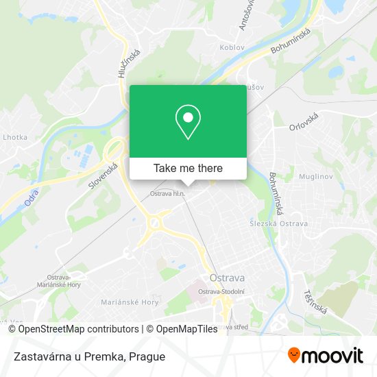 Карта Zastavárna u Premka