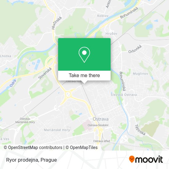 Карта Ryor prodejna
